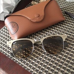 Authentic Ray-Ban Clubmaster Aluminum
